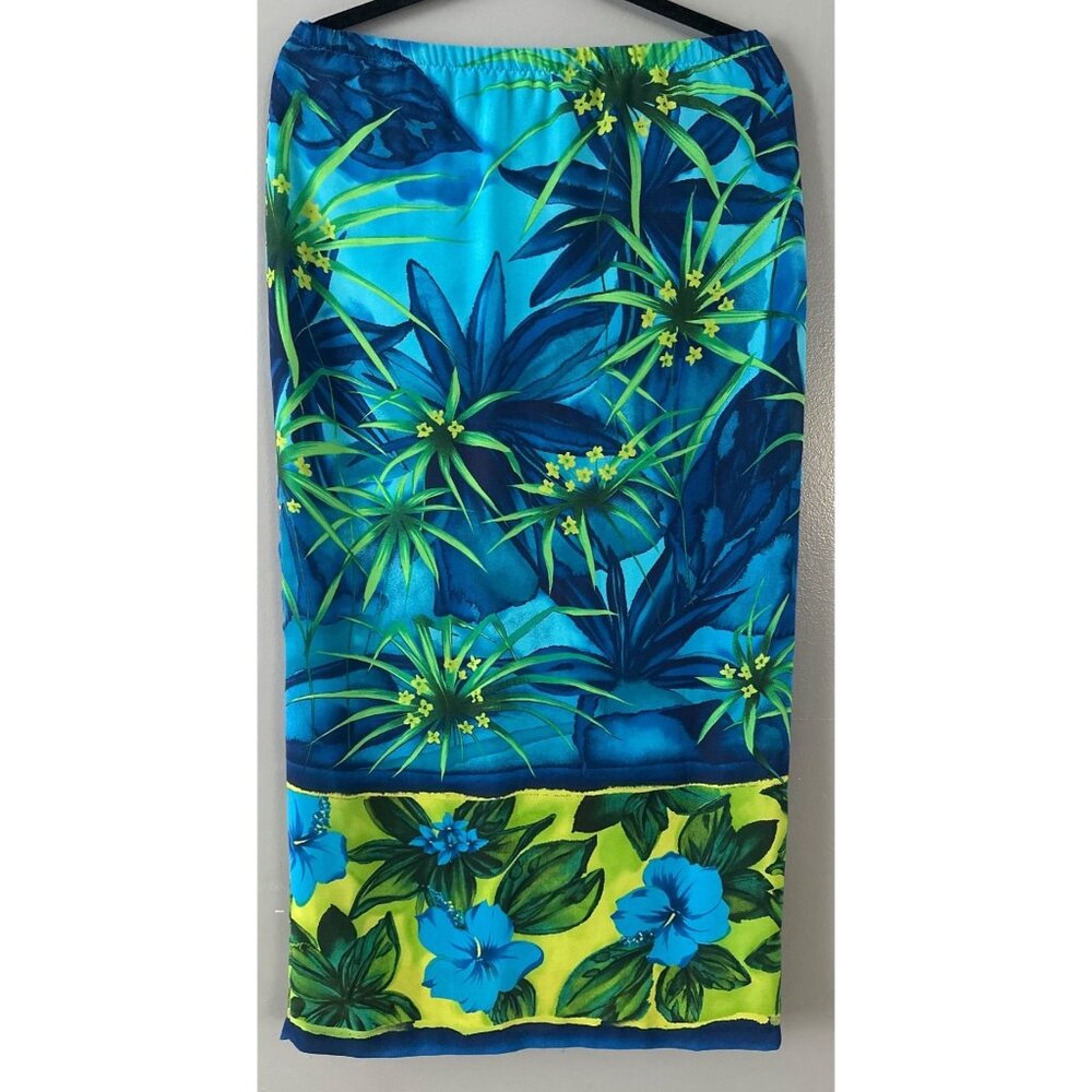 I.N. Studio San Francisco Maxi Floral Skirt Small-Medium Stretch Waist coastal